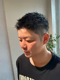 メンズカット、頭身浴