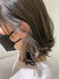 カラー+インナーカラーorイヤリングカラー+トリートメント