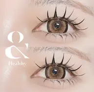 【根元からぱっちり✨️】🎀アンドヘルシー🎀《フラットラッシュ80本》♥エクステ×パーマ♥