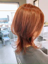 デザインカット＋オルディーブカラー（おしゃれ染め）