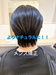 【オープン記念】メンズ限定！　縮毛矯正、カット、1stepトリートメント
