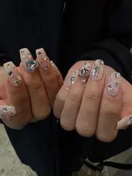 4/23 10:00~オフ無しパーツ乗せ放題モデル募集💘】※現在のお爪の状態を写真送付
