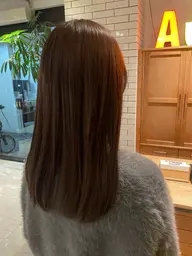 ブリーチなしのダブルカラー🩵ブリーチせずに明るく柔らかく⭐︎