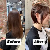 【バッサリショートボブスタイル限定✨️】イメチェンショートボブ➕トリートメント➕スタイリングアドバイス