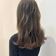 ブリーチなしで透明感♢くすみオリーブカラー