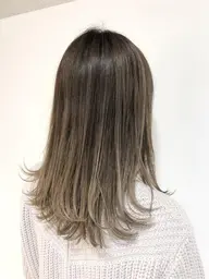 【カラーモデル】白髪ぼかしハイライトカラー+TOKIOトリートメント