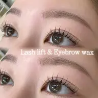 似合わせラッシュリフト & 美眉wax の Set menu