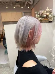 【💎可愛すぎるハイトーン】🫧カット+ダブルカラー+高保湿2stepTr🫧〈補足説明必読〉