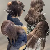 【4/15​〜​17限定✨】前髪カット＋Wカラー(ケアブリーチ＋ケアカラー)＋超音波オージュアクイックトリートメント