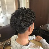 メンズパーマ✨+カット✂️+2stepトリートメント🌈(+4000円でカラーも追加できます‼️