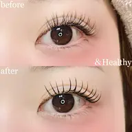 💞大人気💞〔🦋次世代パリエクアンドヘルシー〕フラットラッシュ120本＋パーマ(上)  ※ご新規様不可×
