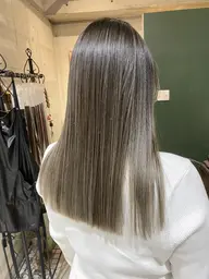 🉐１日１名限定‼️カット＋イルミナカラー＋弱酸性縮毛矯正＋最高級４ステップTOKIOトリートメント✨【髪質改善】