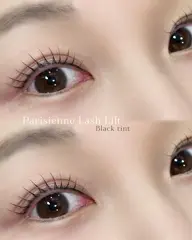 【✨🆕韓国で話題！！マスカラパーマ🇰🇷✨】まつげパーマ（パリジェンヌ含む）×ブラックティント🖤［コーティング付］