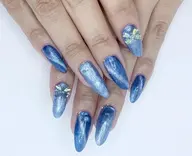 垢抜けロングネイル♪長さ出し10本＋カラー￥5,800