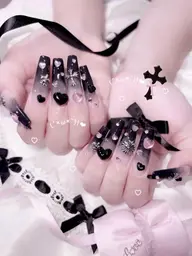 【期間限定】長さ出し10本アート・パーツ付け《FREEデザイン》