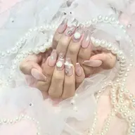 【HAND】オフあり🍒チップ長さ出し＋持込デザイン90分（ストーン・パール・スタッズ15粒まで）※他パーツ別途料金