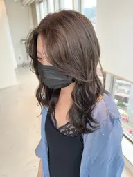 🫧ご新規様限定クーポン🫧🪴「ブリーチしたくないけど明るくしたい」🪴ブリーチ無しWカラー+艶トリートメント