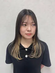 💟インナーカラー💟（ブリーチ込） ＋全体カラー ✨トリートメント付き✨