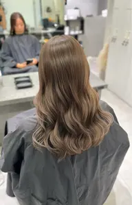 『透明感アップ!』ブリーチなしダブルカラー+2stepトリートメント