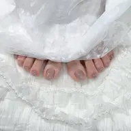 オフありフットワンカラーorマグネットネイル🤍