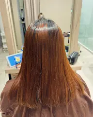 ポイント縮毛矯正+トリートメント