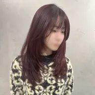 カラー+前髪カット