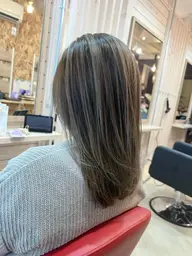 🌞ハイライトカラー🌞ケアブリーチ+全体カラー