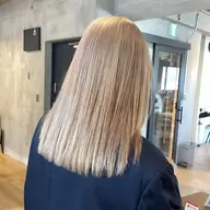 【🤍🏳️‍⚧️ケアブリーチ🏳️‍⚧️🤍】（リタッチ）ケアブリーチ+ケアカラー+1stepトリートメント