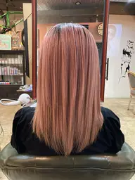 《¥22,400-→¥15,680-》カット➕酸熱ストレート、縮毛矯正➕4stepシステムトリートメント【✨髪質改善✨】
