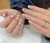 マグネット ➕フレンチネイル💅