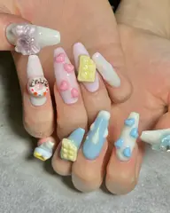 【10本長さ出し】持込みデザインやり放題3.5h［パラジェル・フィルイン・ケア込］※○表示されない為予約リクエスト下さい