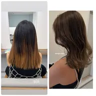 ハイライトカラー+ブロー🌈