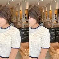 🤍ショートカット＋カラー🤍（3センチ以上カット可能な方