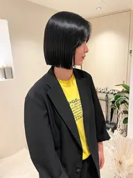 【⠀🎀ご新規様🎀"限定"】切りっぱなしボブ+超高濃度水素ストレート