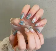 チップ長さ出し10本ワンカラー,グラデーション🙆‍♀️当店オフ無料🙆‍♀️