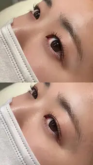 パリジェンヌラッシュリフト 予約枠の都合上60分と書いていますが90分の施術になります。