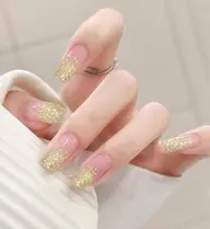指先を綺麗見せ🤍ラメグラ✨