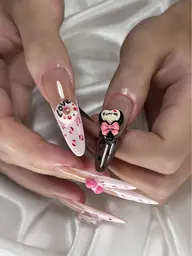 ♡チップ長さ出し♡持ち込みデザイン　(ゴテゴテデザイン、パーツ10本ok)