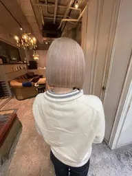 ✨🍃ミニモ特別価格🍃✨カット+透明感カラー(ワンカラー)+3stトリートメント