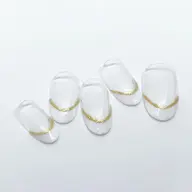 オフ無し✨フレンチ✨ラメライン付き