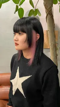 ブリーチ+インナーカラー