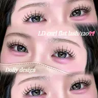 フラットラッシュ120本💗【L/LDカール変更+500円】