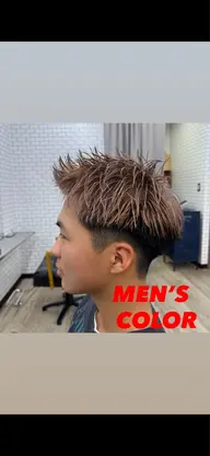 【men’s限定⭐️垢抜け確定】骨格矯正カット＋ダブルカラー＋トリートメント（ブリーチ）🎨
