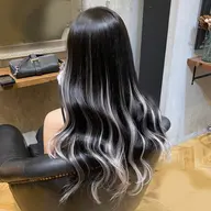 🪷カラー+シールエクステ40枚▫️馴染ませcut込み▫️