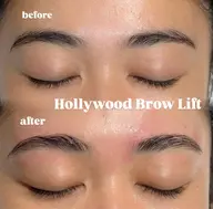 【ハリウッドブロウリフト💖】毛流れを整えて美眉に💫 WAX込み⚠️渋谷店と銀座/U店確認してから予約お願いします。