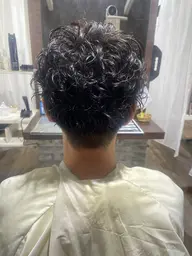 カット+特殊パーマ+marbb+ショートスパ