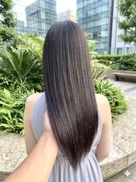 〔直前割💫本日１名様限定‼️極上艶髪に💎〕似合わせカット&イルミナカラー&ULTOWA髪質改善フルコース