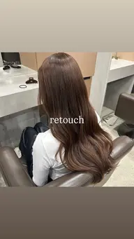 1️⃣9️⃣日限定ワンカラーリタッチ ❕9トーン以上の茶髪の方限定❕リタッチ幅2cm以上ある方❕