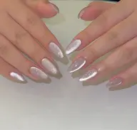 チップ長さ出し10本+マグネット🧲ネイル🎀[4個までストーン、パーツ付き]