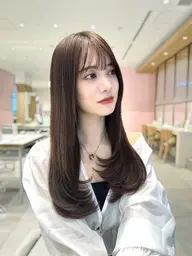 【今日から艶髪✨💡】カット➕透明感カラー➕縮毛矯正➕ハホニコトリートメント